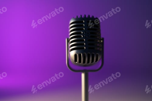 Preview: Retro microphone