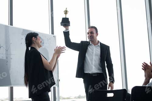 Preview: Chief trophy to women employees.