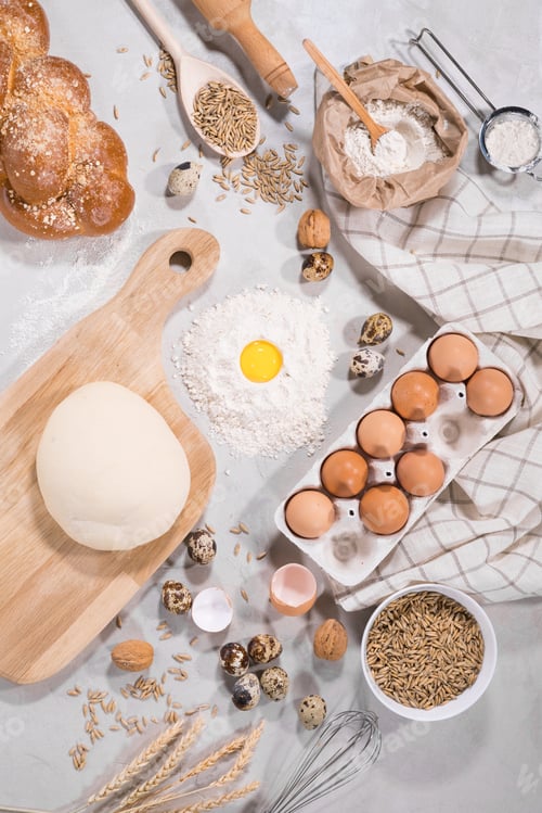 Preview: Natural ingredients for baking