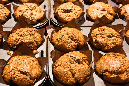 Preview: Muffins in baking tin