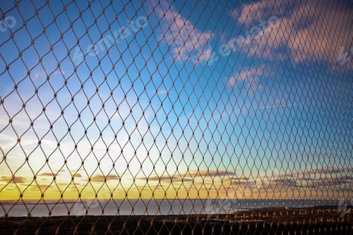 Preview: View from the Tallinn TV tower at sunset on Tallinn and the Gulf of Finland