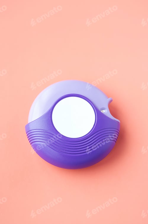 Preview: Asthma inhaler prevent asthma attack. Aerosol for inhalation, treatment of bronchial asthma.