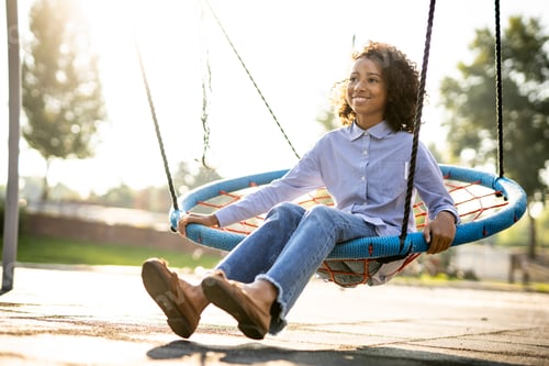 Preview: Cinematic image of children playing at the playground