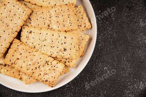 Preview: cracker whole grain healthy food durum wheat cookies tasty snack fresh delicious food