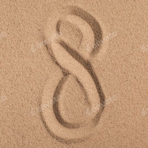 Preview: Starfish And Shells With Sand As Background. Sand Texture