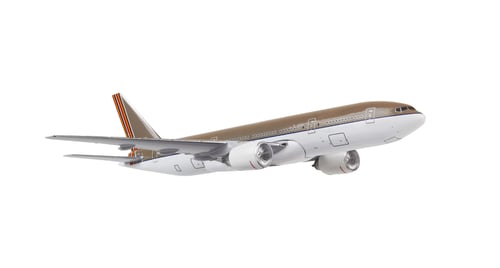 Preview: Toy airplane on white
