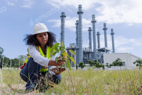 Preview: Engineers are aware of the environment around industrial plants.