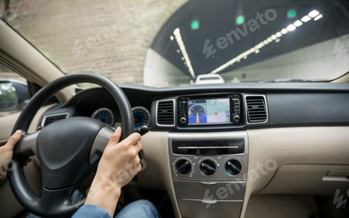 Preview: Driving a car enter a tunnel