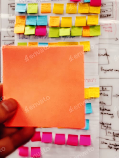 Preview: Office stick notes agile development software development team work