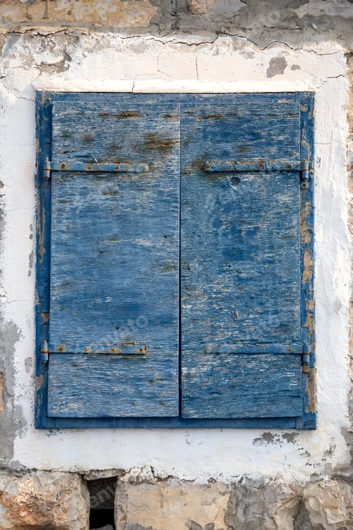 Preview: Old wooden window at Korcula, Croatia