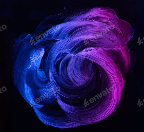Preview: Smears of neon paint
