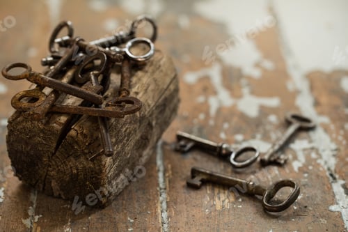 Preview: Old, ornate keys