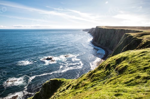 Preview: Cliffs on coastline, Duncansby Head, Scotland, UK