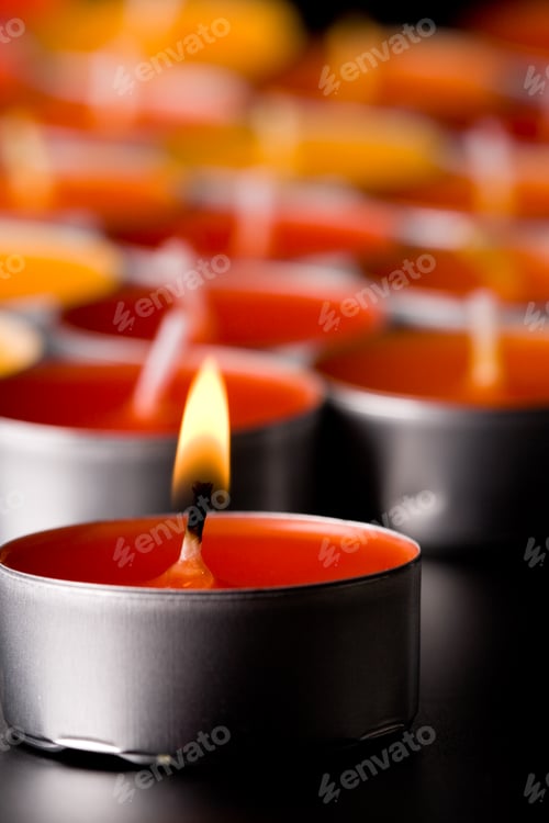 Preview: flaming candles