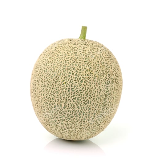 Preview: cantaloupe melon isolated on white background
