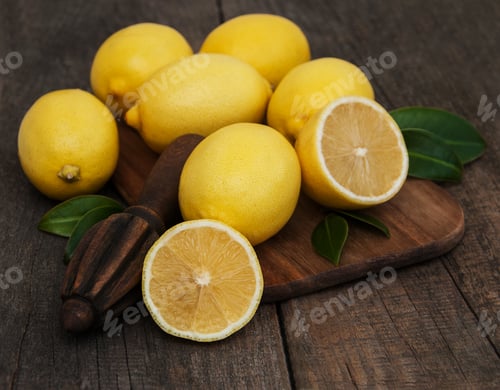Preview: Fresh ripe lemons