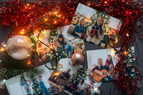 Preview: Christmas collage, Christmas photos and decor