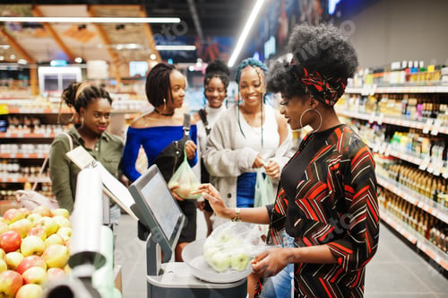 Preview: Africans at supermarket