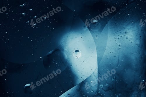 Preview: abstract dark blue shapes underwater