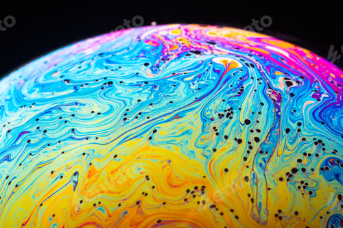 Preview: Abstract background made from soap bubble reflecting light