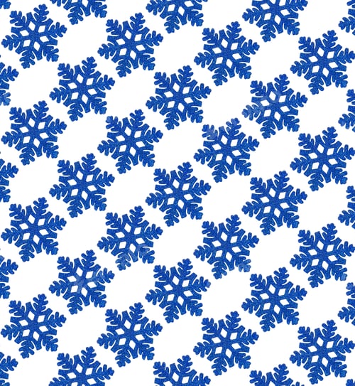 Preview: Snowflakes pattern isolate on white background. Selection focus.