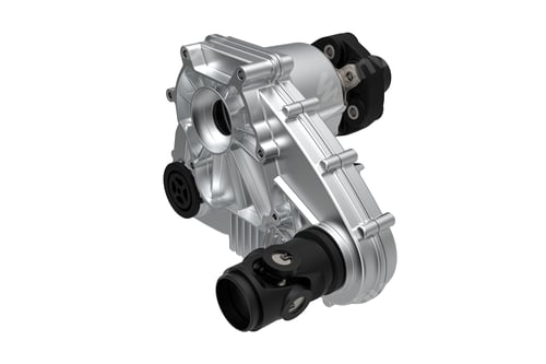 Preview: Car transfer case isolated on white background