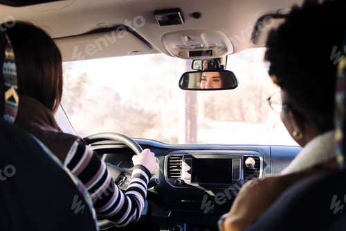 Preview: two best friends traveling in a van on a road trip
