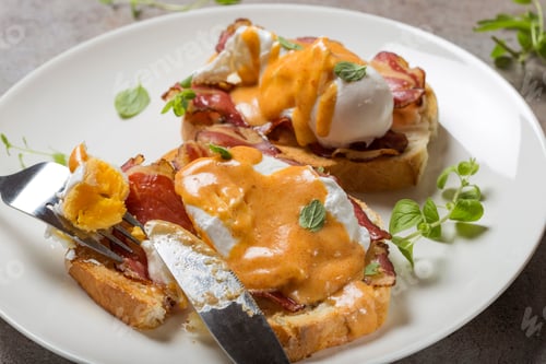Preview: Two poached eggs