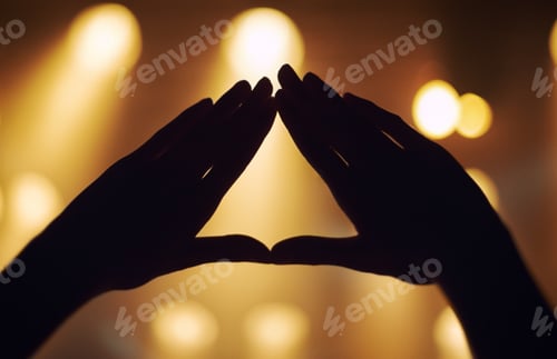 Preview: Gesturing with the music. Cropped shot of a persons hands at a music concert.