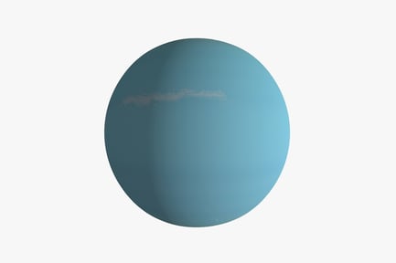 Preview: Smooth, glossy oval with abstract white linear form