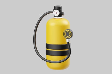 Preview: Yellow diving tank