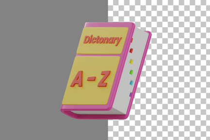 Preview: Dictionary 3D Icon
