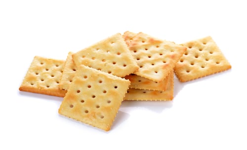 Preview: Cracker on white background
