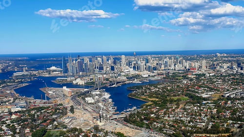 Preview: aerial view of Sydney Australia