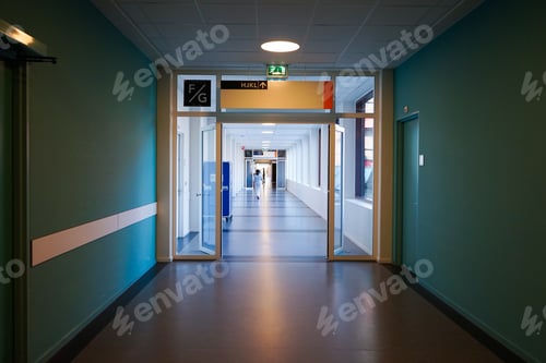 Preview: Hospital empty hallway