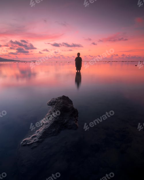 Preview: Beach during sunset