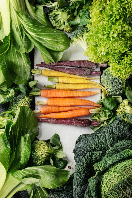 Preview: Green salads, cabbage, colorful veggies