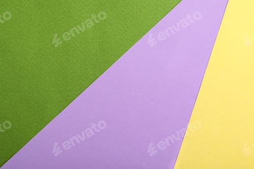 Preview: Colorful paper sheets as background, top view