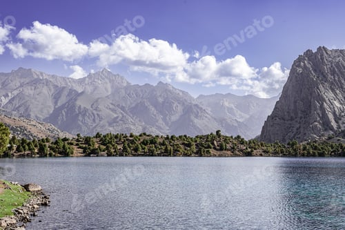 Preview: Summer mountain lake in the heart of Tajikistan