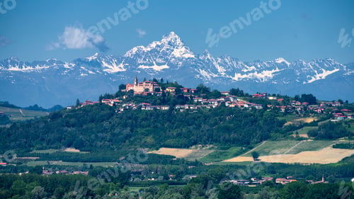 Preview: Vineyards of Langhe, Piedmont, Italy at May