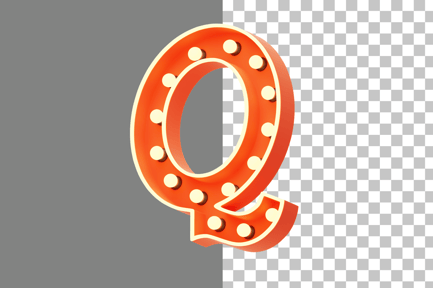 Preview: Marquee Lights Q 3D Icon