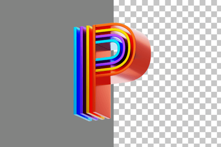 Preview: Parallel Lines P 3D Icon