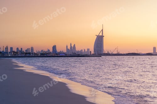 Preview: Dubai Downtown skyline, United Arab Emirates or UAE. Urban city.