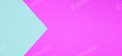 Preview: pink and blue two color paper background in banner format
