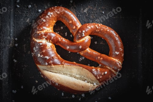 Preview: Closeup of pretzels as a tasty salty snack