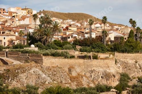 Preview: Traditional spanish village of Lietor. Albacete. Castilla La Mancha. Spain