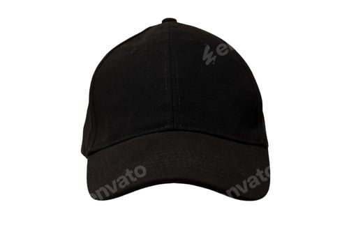 Preview: Versatile black cap for outdoor use, on white background