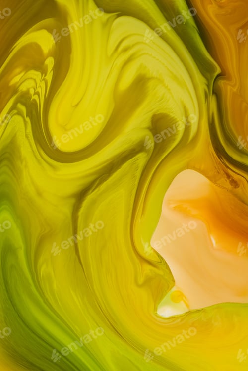 Preview: Abstract flow of liquid paints in mix