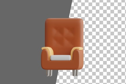 Preview: Armchair 3D Icon