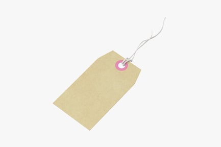 Preview: Kraft Paper Price Tag with Twine
